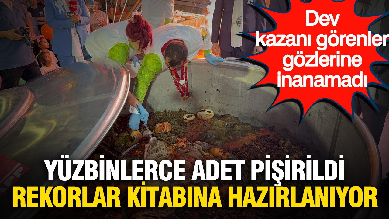 Gorenler gozlerine inanamadi tam 280 bin adet pisirildi rekorlar kitabina girmeye hazirlaniyor W9N9mRUs