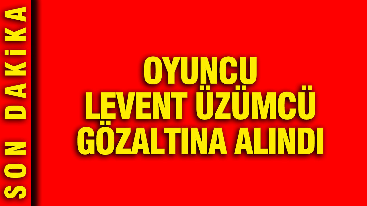 Tiyatro sanatcisi levent uzumcu gozaltina alindi RxDjgkwc